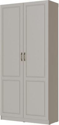 Шкаф 2-х створчатый Апполия, Кашемир/Сантьяго софт