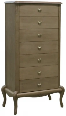 Комод высокий "Монако" - отделка Классик (лак)