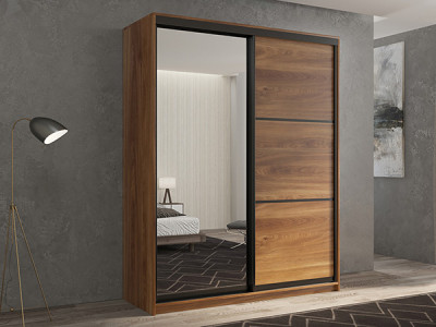 Шкаф-купе Кааппи 2 Кастелло Бренди 140х60х230 см