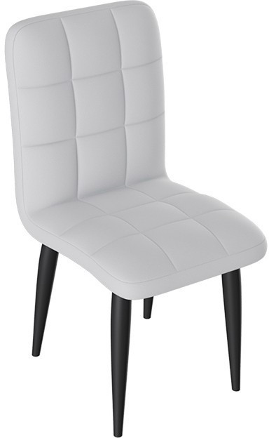 Франк ДП 2-17 Стул (конус) (Капучино матовый/Кожзам Белый)