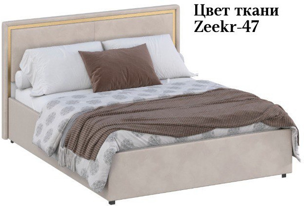 Кровать 140 с подъемным механизмом КРП-431-М-14, Микровелюр Zeekr-47