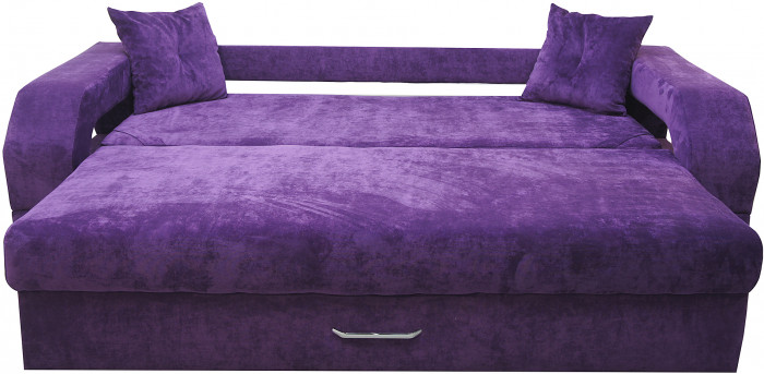 Диван-кровать Манчестер, еврокнижка, велюр, 160х195, фиолетовый