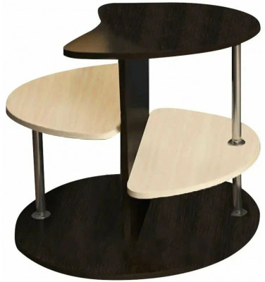 Стол журнальный &quot;Соренто&quot; (700х700х605) венге/лоредо