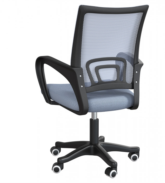 Кресло компьютерное Мебель--24 103, цвет серый, ШхГхВ 59х56х83-94 см., максимальная нагрузка 120 кг.