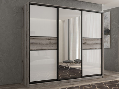 Шкаф-купе Кааппи 10 Эвок Окаменелый 210х60х230 см