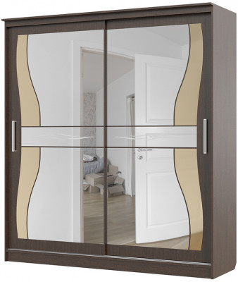 Шкаф-купе Олимп 1 (2000*2200*650) венге/венге