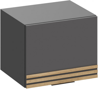 Антресоль Нао АН-4011, Графит/Графит, Дуб Вотан