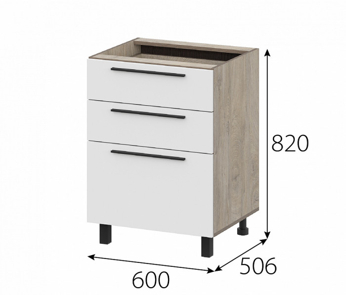 КГ Этна Стол-рабочий 6с3я Софт Вайт