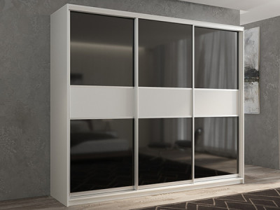 Шкаф-купе Кааппи 12 Белый Бриллиант 210х60х230 см