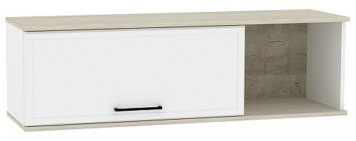 Шкаф навесной Аурелио 15, Белый, Блеквуд Сатиновый