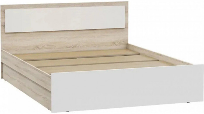 Модульная спальня Мартина, композиция 1 (Белый глянец, Дуб Сонома)