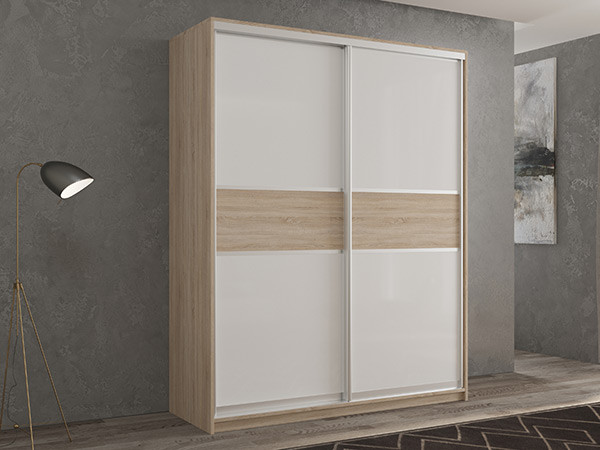 Шкаф-купе Кааппи 11 Сонома Светлый 160х60х230 см