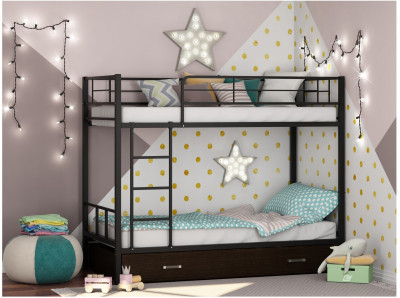 Двухъярусная кровать Севилья 2Я (Слоновая кость, Дуб молочный)