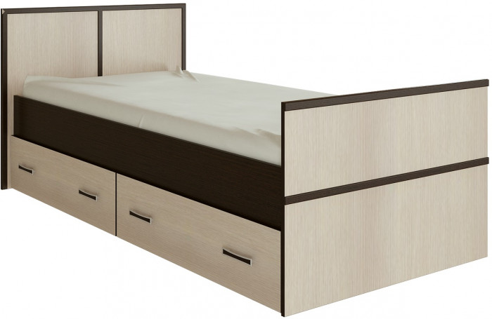 Кровать с реечным настилом Сакура ЛИТ 90х200