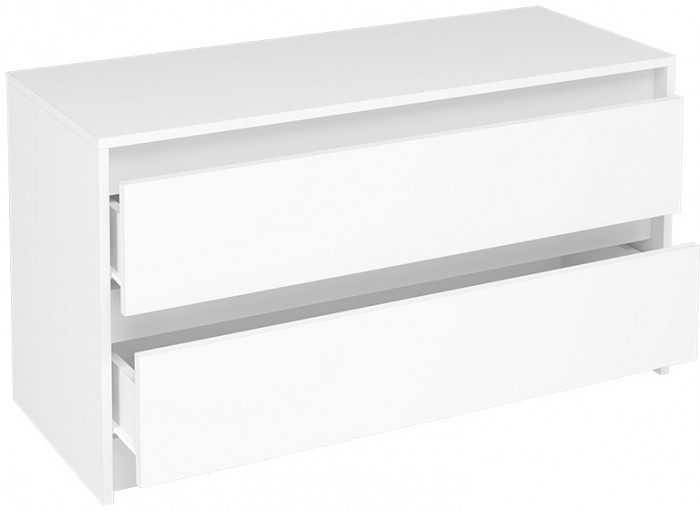 Тумба под телевизор с ящиками Айден ТБ06-1000, белый