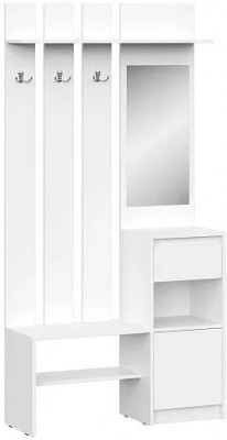 мс Айден ВШ06-1000 белый ЛДСП/белый ЛДСП