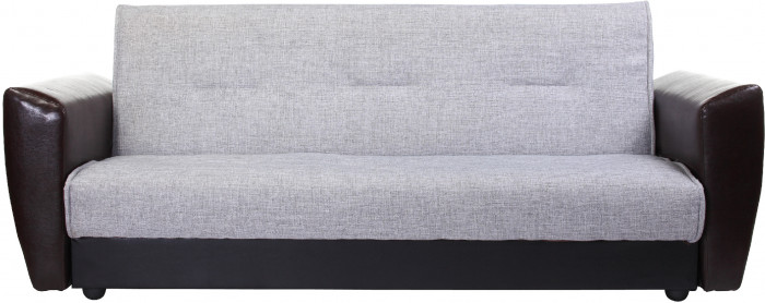 Диван книжка Амстердам 140 рогожка серая