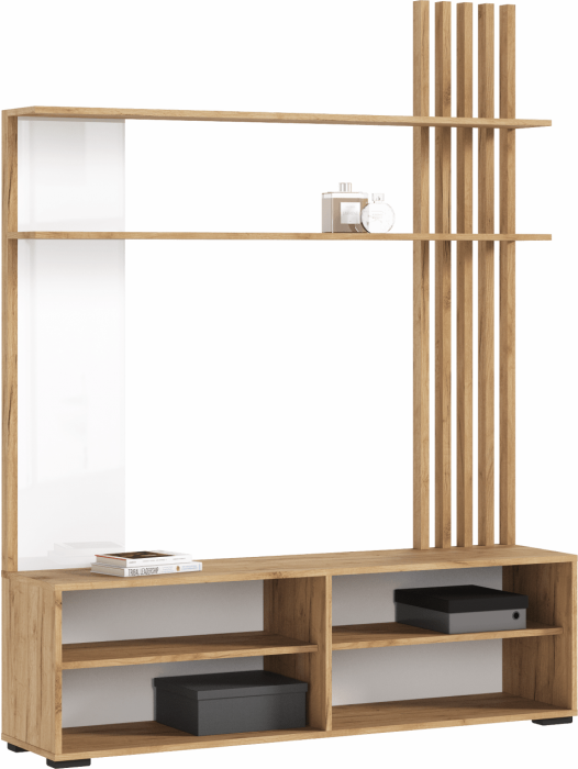 Роджина Гостиная (Графит, Крафт золотой)