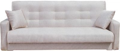 Диван Лондон 140,рогожка, полностью бежевый ППУ