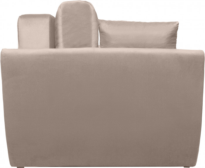 Диван еврокнижка Амстердам 160 ЛЮКС 05 ВЕЛЮР БЕЖЕВЫЙ