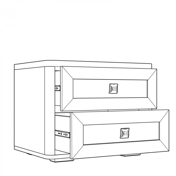 Тумба прикроватная Парма Нео