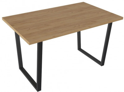 Даллас тип 1 Стол обеденный (Черный/Дуб крафт золотой)