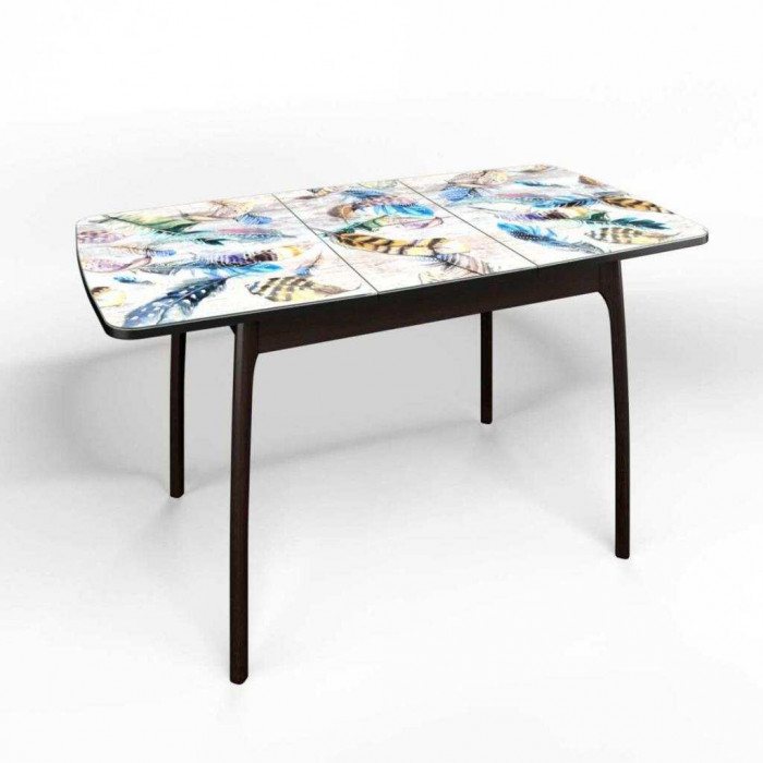 Стол СМ-306 Флорида опора массив изогнутая венге