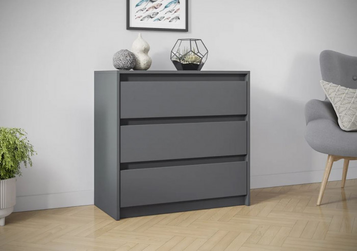 мс Айден КМ06-800 серый графит ЛДСП/серый графит ЛДСП