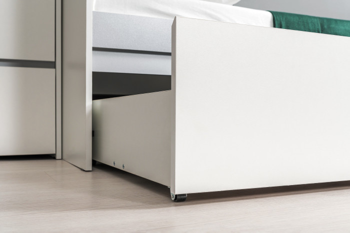 Торонто Компоновка № 21, белый шагрень/стальной серый