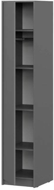 мс Айден П06-400 серый графит ЛДСП/серый графит ЛДСП