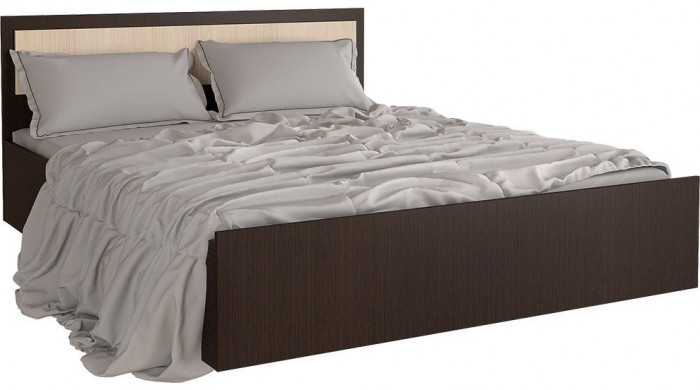 Модульная спальня Фиеста ЛДСП композиция 2 (Венге / дуб беленый)