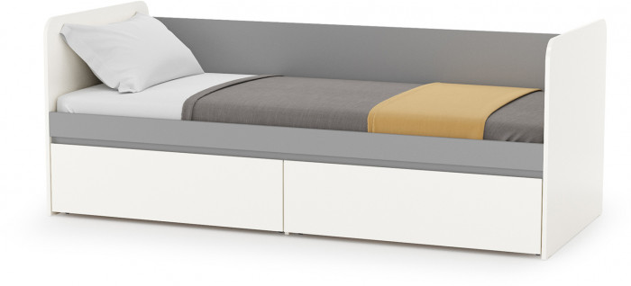 Торонто Компоновка № 22, белый шагрень/стальной серый