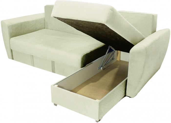 Диван УГЛОВОЙ Амстердам велюр бежевый 160