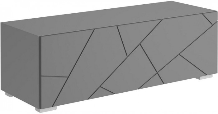 ГРАНЖ Тумба ТМ-003 (Д.1200, напольная) (Белый (Шагрень) / Белый софт)