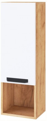 Квартет-13 Пенал-надстройка дуб крафт золотой/белый