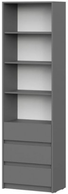 мс Айден СТЛ06-600 серый графит ЛДСП/серый графит ЛДСП