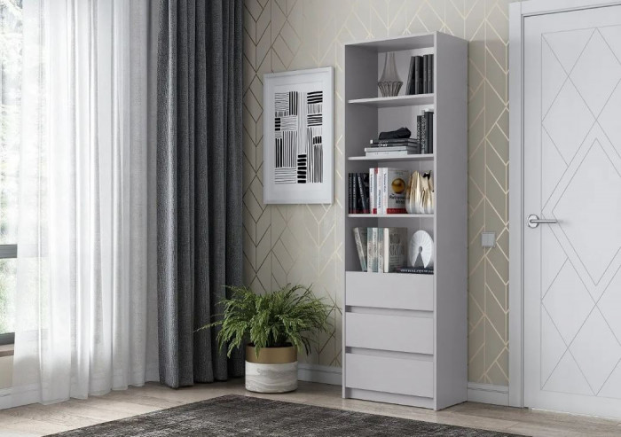 мс Айден СТЛ06-600 серый графит ЛДСП/серый графит ЛДСП