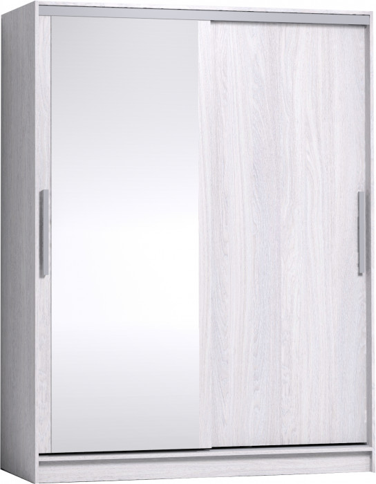 Шкаф-купе с зеркалом Strike 1600 Ясень Анкор светлый