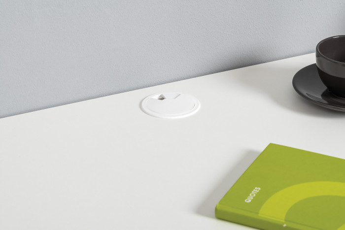 Торонто Компоновка № 05, цвет белый шагрень/стальной серый, ШхГхВ 280х53,1х195,7 см., универсальная сборка