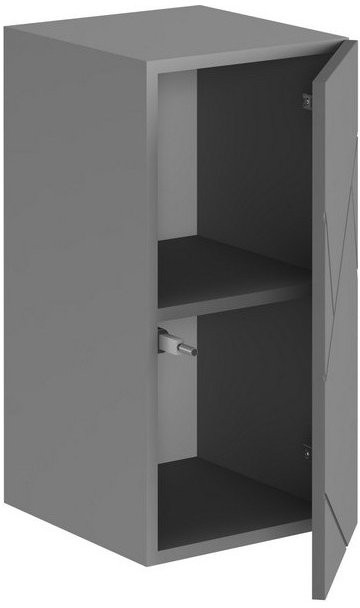 ГРАНЖ Шкаф навесной ШН-001 (Д.300) (Серый шифер / Графит софт)