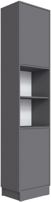 Шкаф Мадрид торцевой (0,35), Графит серый