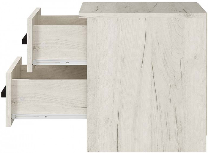 "Фиеста" прикр. тумбы (2 шт) (400х450х410) дуб крафт белый