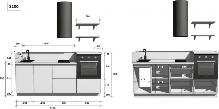 КГ 2100 ПВХ, Ежевика Арника РМ в.6
