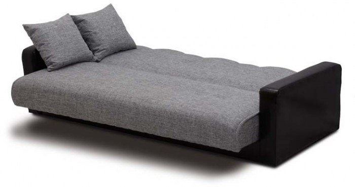 Диван Лондон 140 серый, пружинный блок Боннель