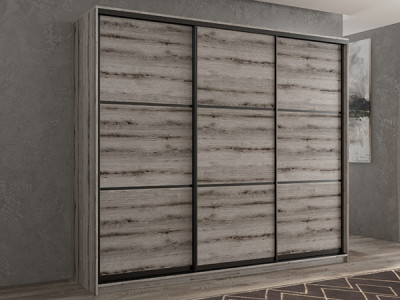 Шкаф-купе Кааппи 4 Эвок Окаменелый 270х60х230 см