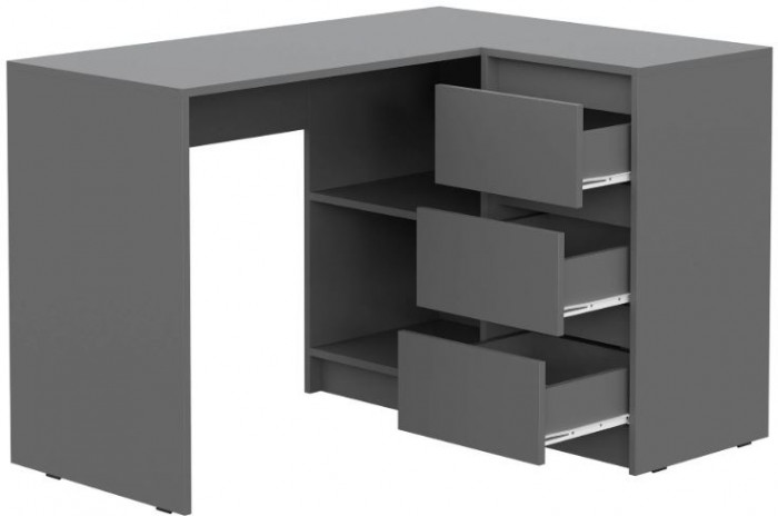 мс Айден СТП06-900 серый графит ЛДСП/серый графит ЛДСП