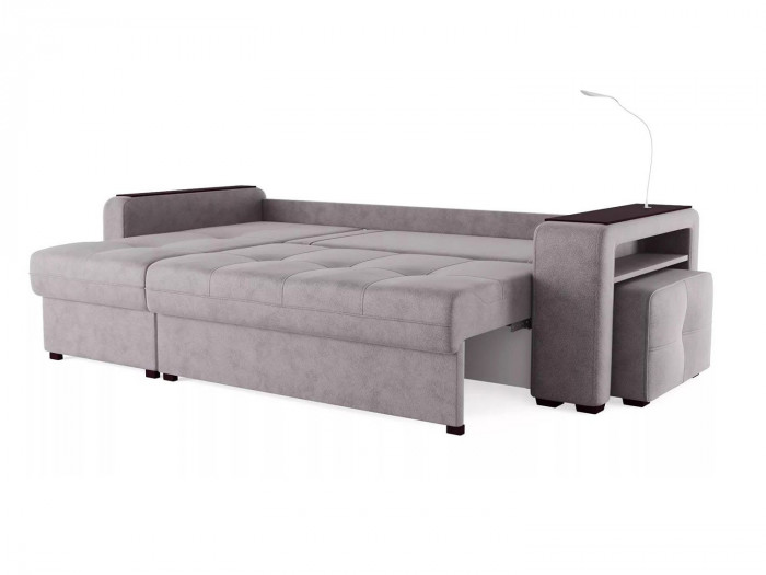 Диван угловой Smart 4 Б3-1Пф-2Т-Б4 Велюр Кашемир 890