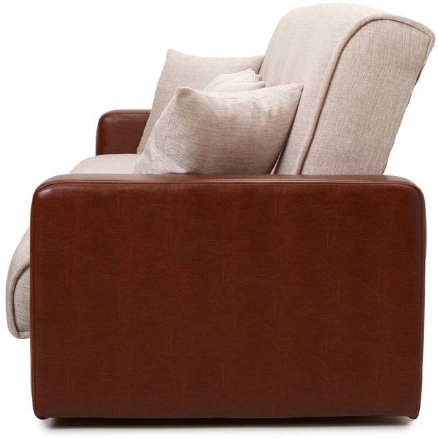 Диван Лондон 140 бежевый ,пружинный блок Боннель