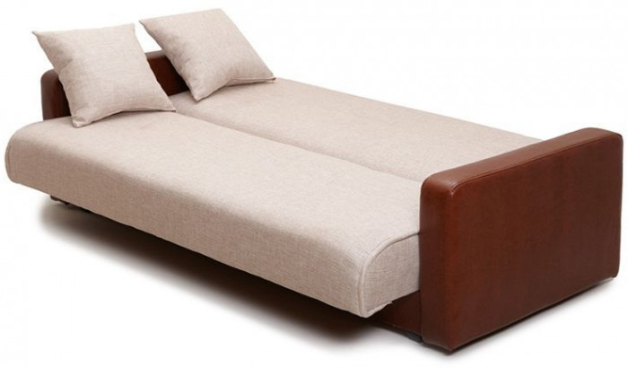 Диван Лондон 140 бежевый ,пружинный блок Боннель