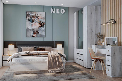 Спальня Neo. Комплект 1, Дуб шавиниган